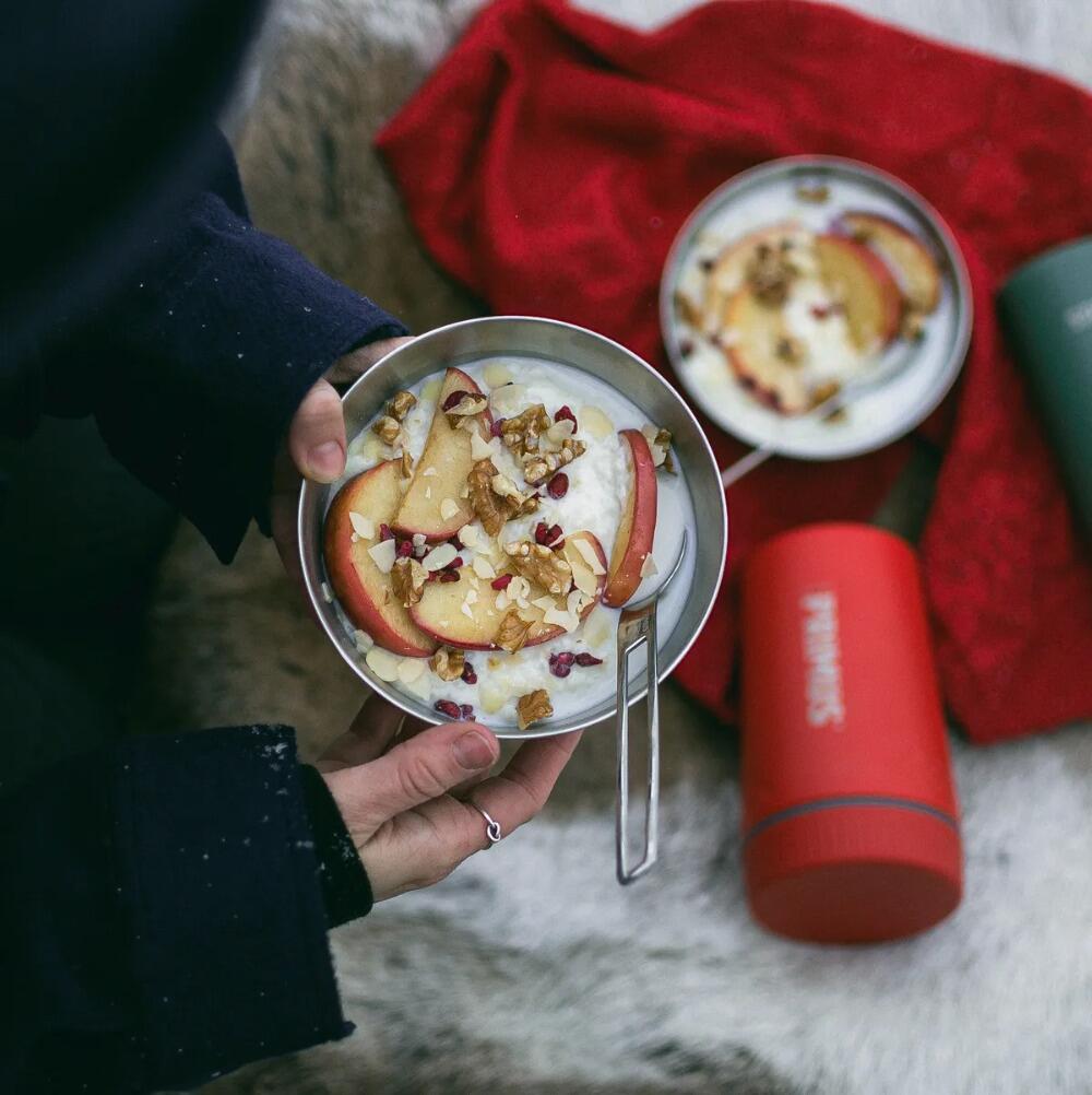 Campfire Bowl stålbolle 0,6 L Ø14 cm 150 g detalj