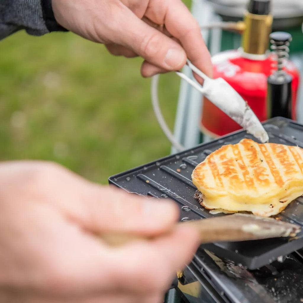 CampFire grillplate med antiheftbelegg sammenpakket