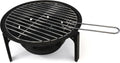 Campfire kullgrill sammenleggbar 32 cm med bålpanne sett forfra