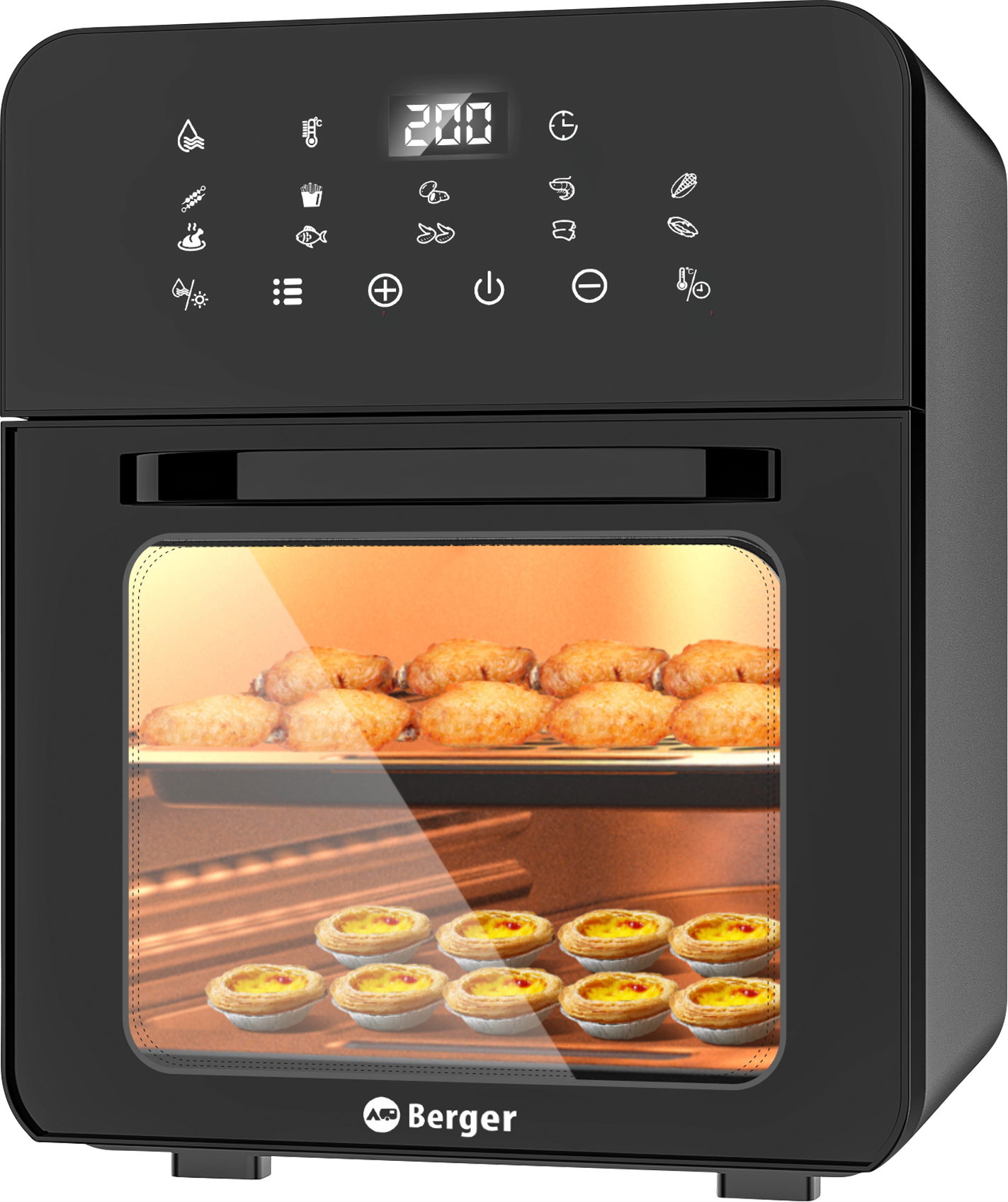 CampGourmet airfryer-stekeovn for camping forfra