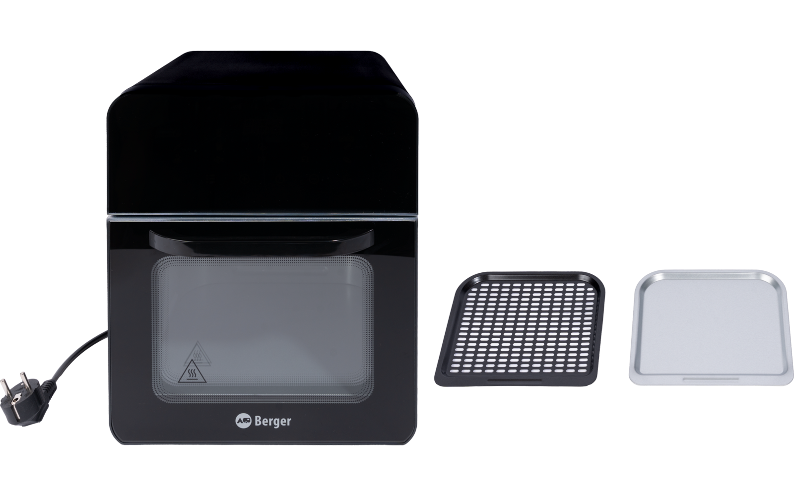 CampGourmet airfryer-stekeovn for camping LED-touchscreen
