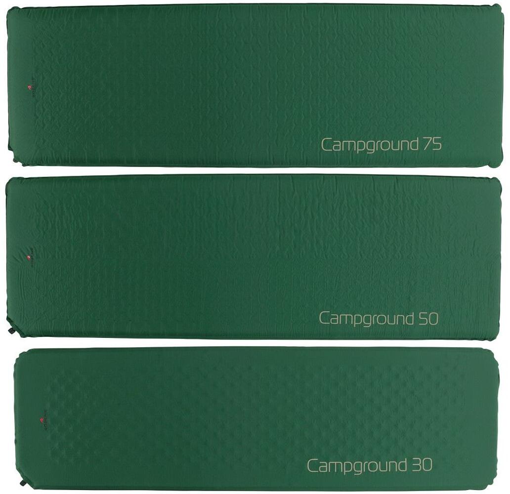 Campground selvoppblåsbart liggeunderlag forfra