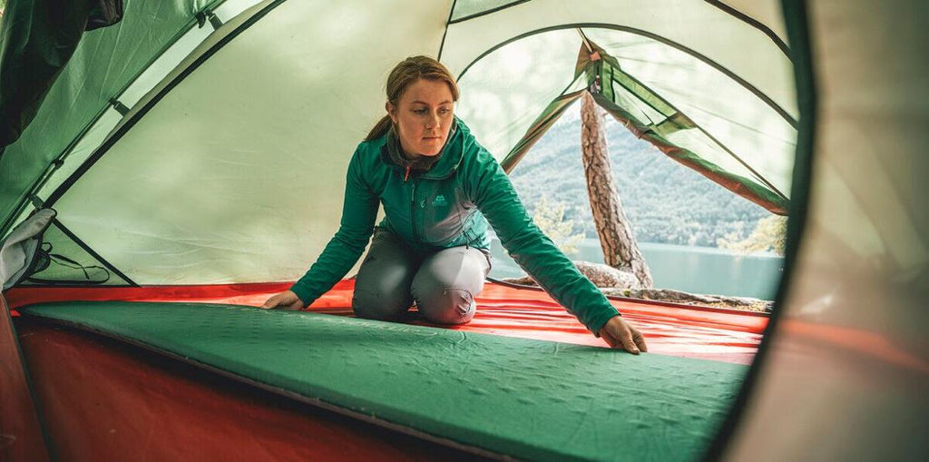 Campground selvoppblåsbart liggeunderlag i bæreveske