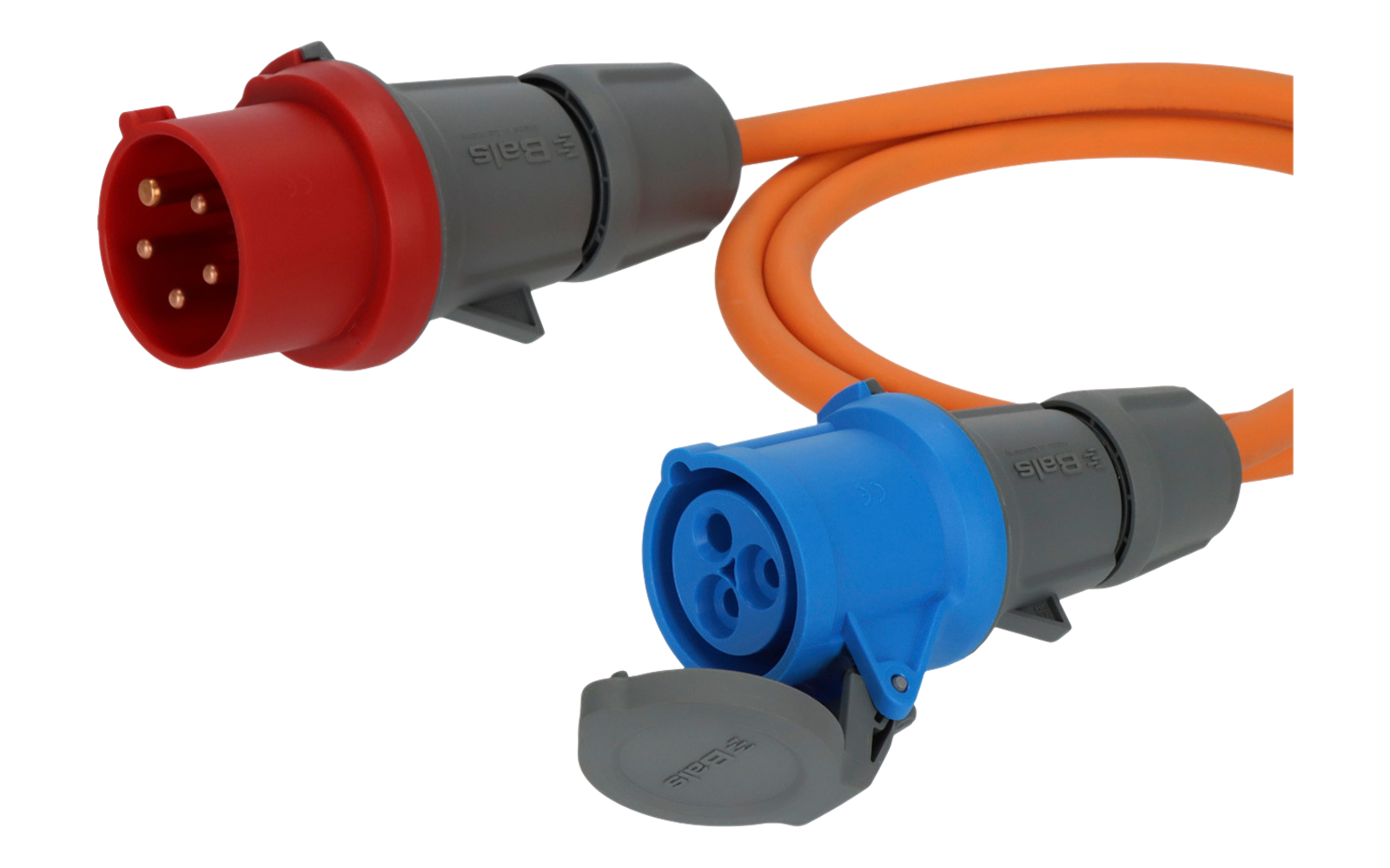Camping adapterkabel CEE 400V til 230V 16A Brennenstuhl bakside