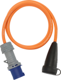 Camping-adapterkabel CEE til schuko 230V 16A 1,5m oransje Brennenstuhl forfra