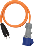 Camping-adapterkabel schuko til CEE 230V 16A 1,5m med LED forfra