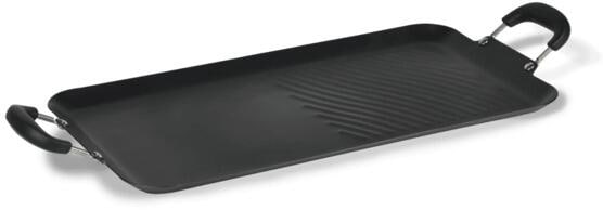 Camping grillplate 51x28 cm aluminium for gasskoker Kampa forfra