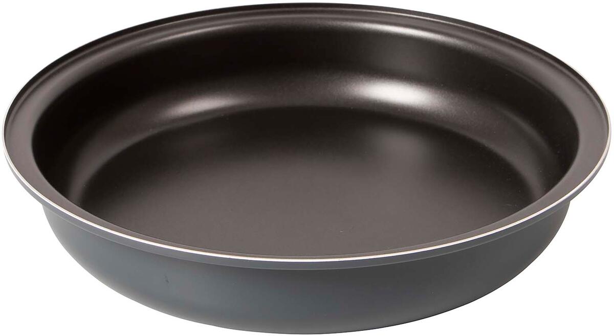 Camping grytesett 7 deler aluminium med belegg 1,3 kg - Bo-Camp sildeksel detalj
