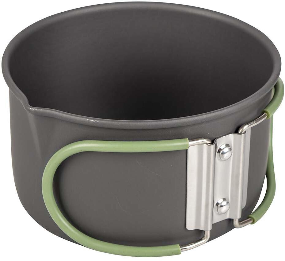 Camping grytesett Explorer XL 4 deler hardanodisert aluminium brukt utendørs