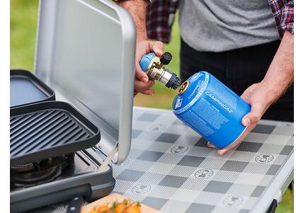 Camping Kitchen 2 Grill & Go CV 4 kW med slange og regulator