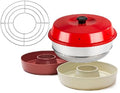 Campingbakeovn startsett 5-deler med silikonform 2l Ø22,5cm - OMNIA forfra