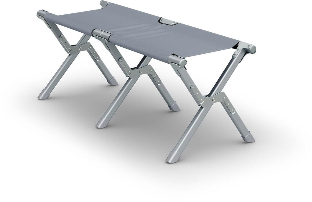 Campingbenk for to personer 136 kg aluminium fra Dometic forfra