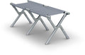 Campingbenk for to personer 136 kg aluminium fra Dometic forfra