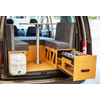 Campingboks 111 Modify for minivan i bjørketre - Moonbox madrass og seng