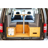 Campingboks 111 Modify for minivan i bjørketre - Moonbox gasskomfyr med kartusjer