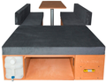 Campingboks 115 med bord for van/buss Moonbox forfra