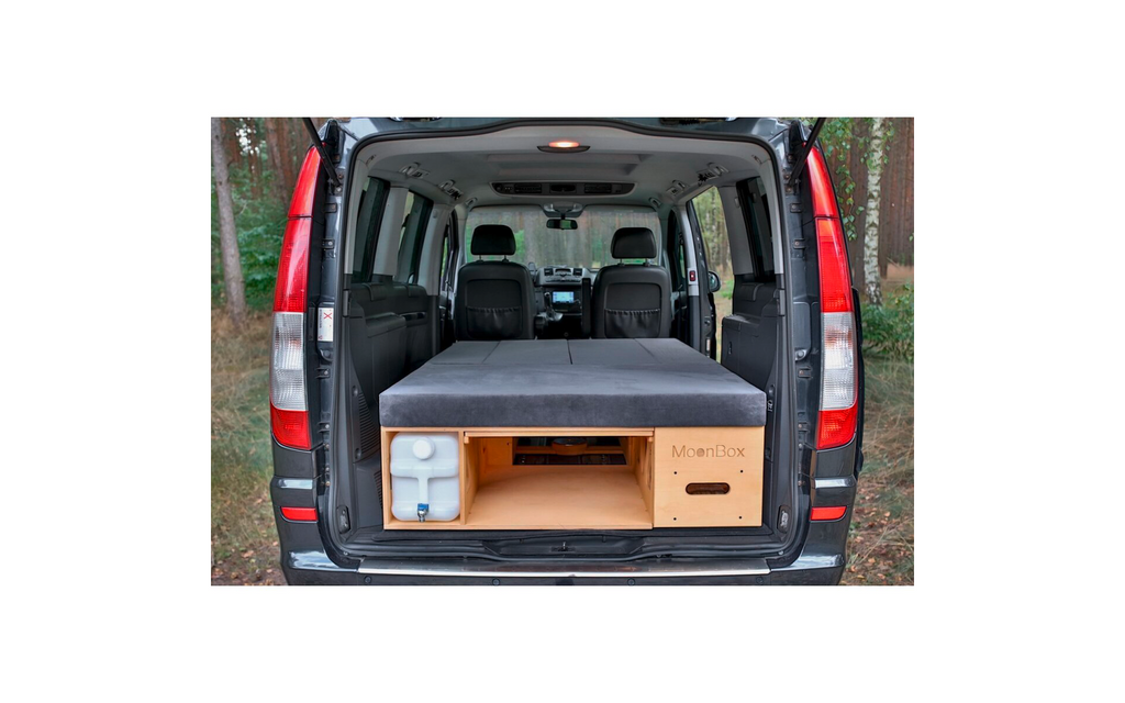 Campingboks 115 med bord for van/buss Moonbox kjøkkenmodul