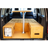Campingboks 115 Modify for minivan i bjørketre utvidet seng