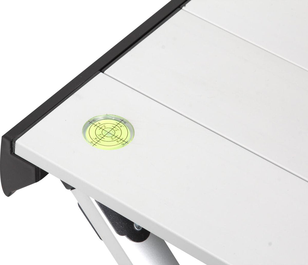 Campingbord Accelerate 6 rullbart 147,5x80cm aluminium bakside