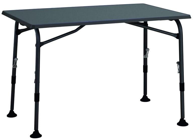 Campingbord Aircolite 115x70 cm antrasitt 10,6 kg - Westfield forfra