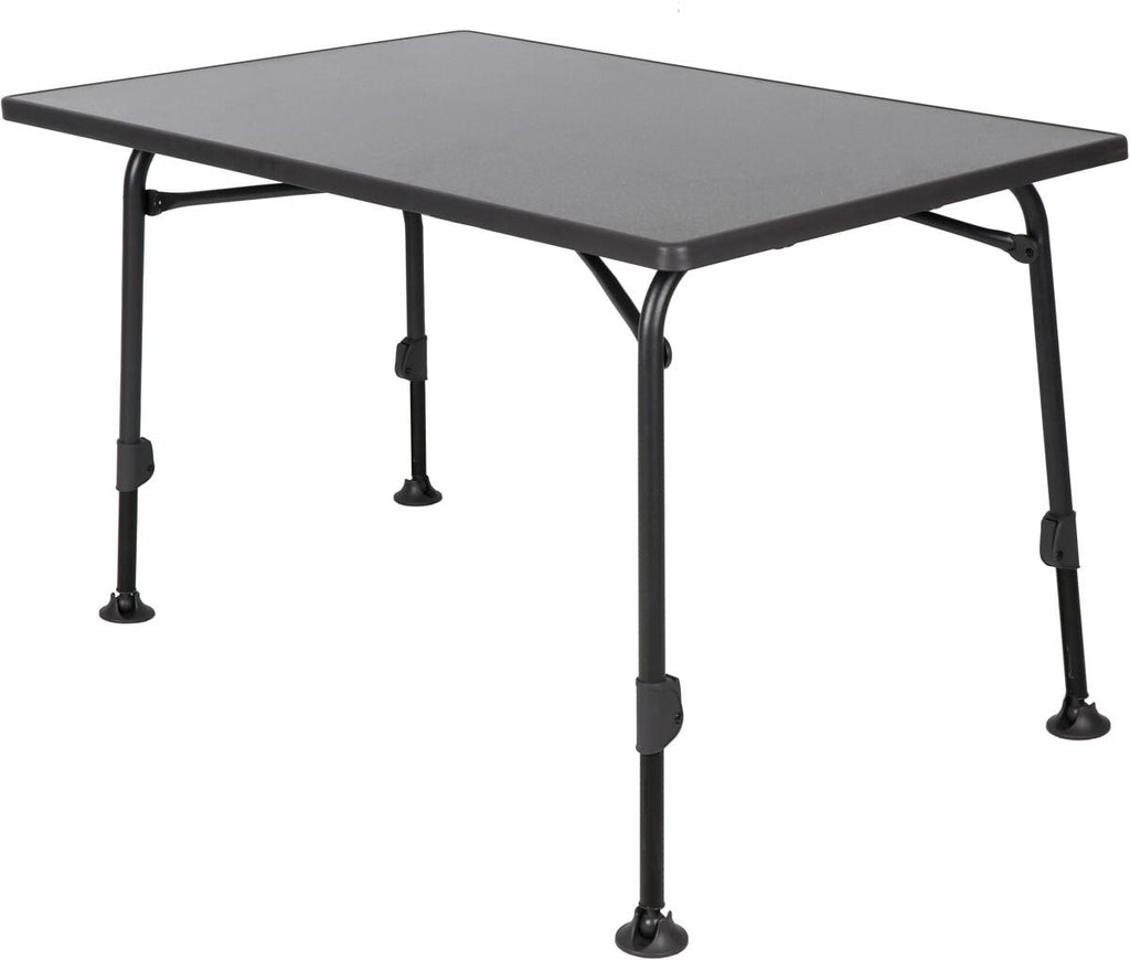 Campingbord Aircolite Black Edition høydejusterbart aluminium forfra