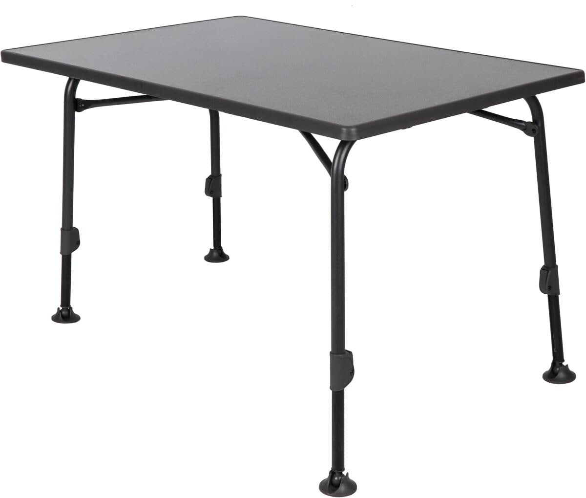 Campingbord Aircolite Black Edition høydejusterbart aluminium forfra