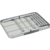 Campingbord aluminium 60x45 cm 2-trinns høydejustering - Bo-Camp detalj av bordplate