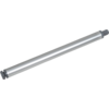 Campingbord aluminium MDF-plate 56x34 cm montert i høyde 45 cm