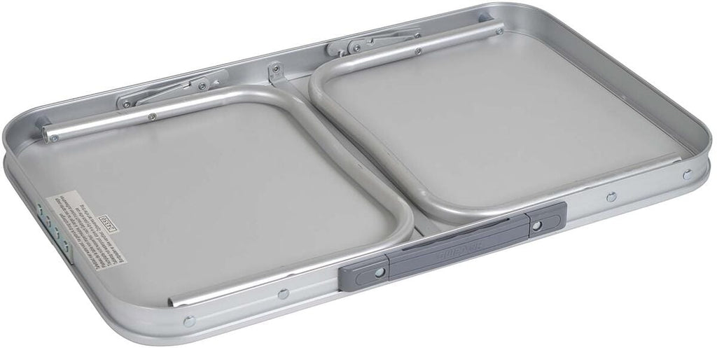 Campingbord i aluminium sammenleggbart 56x34 cm - Bo-Camp sammenlagt