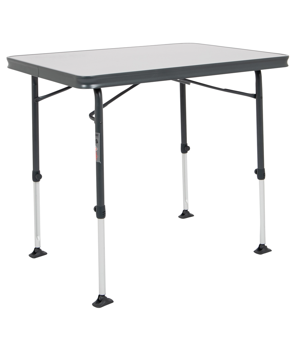 Campingbord AP-245/89 klappbart melaminplate 80x60 cm grå forfra
