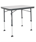 Campingbord AP-245/89 klappbart melaminplate 80x60 cm grå forfra