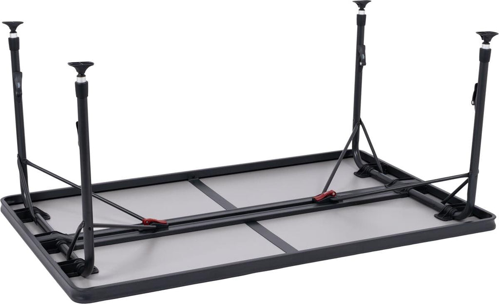 Campingbord AP/276 89 klappbart 140x85 cm aluminium Crespo detalj av bordplate