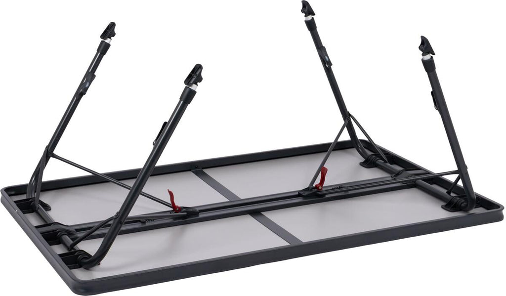 Campingbord AP/276 89 klappbart 140x85 cm aluminium Crespo montert i natur