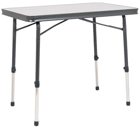 Campingbord AP/244 81x53 cm høydejusterbart svart grå Crespo forfra