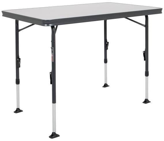 Campingbord AP/246 101x65 cm høydejusterbart melamin grå bakside