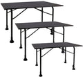 Campingbord Barletta Ultra klappbart Exteriolit-plate antrasitt forfra