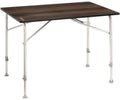 Campingbord Berland sammenleggbart med aluminiumsramme sett forfra