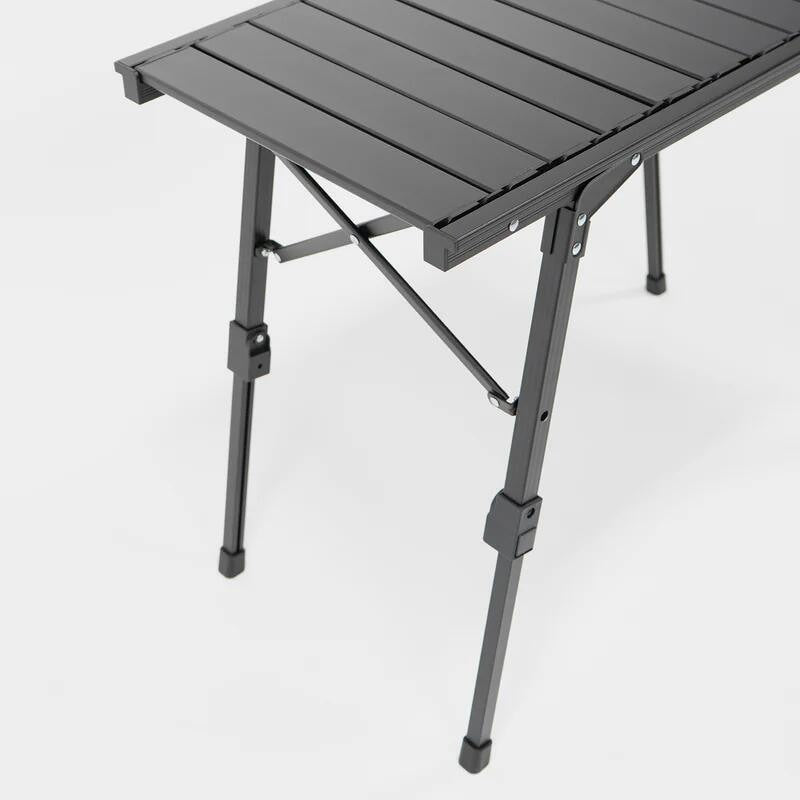 Campingbord BOXIO TABLE 88x40,5cm høydejusterbart grått nærbilde av bordramme