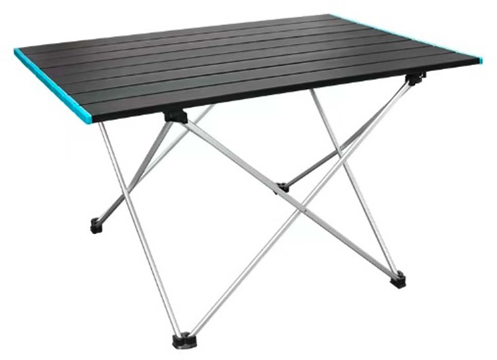 Campingbord Camper Van Light Folding 68x46,5 cm antrasitt med bæreveske