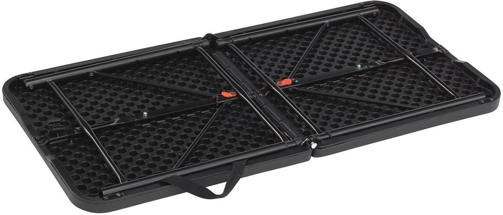 Campingbord Claros 50x101 cm høydejusterbart i stål, svart bakside