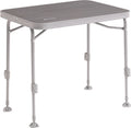 Campingbord Coledale klappbart 80 x 60 cm mørkegrå sett forfra