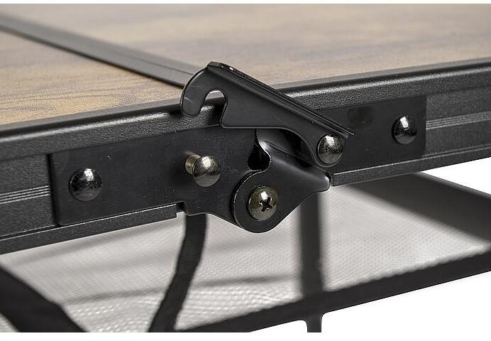 Campingbord Decatur 90x60 cm aluminium nett under bordplate