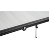 Campingbord Dinemic 4 sammenleggbart 126x70 cm aluminiumlameller pakket i bæreveske