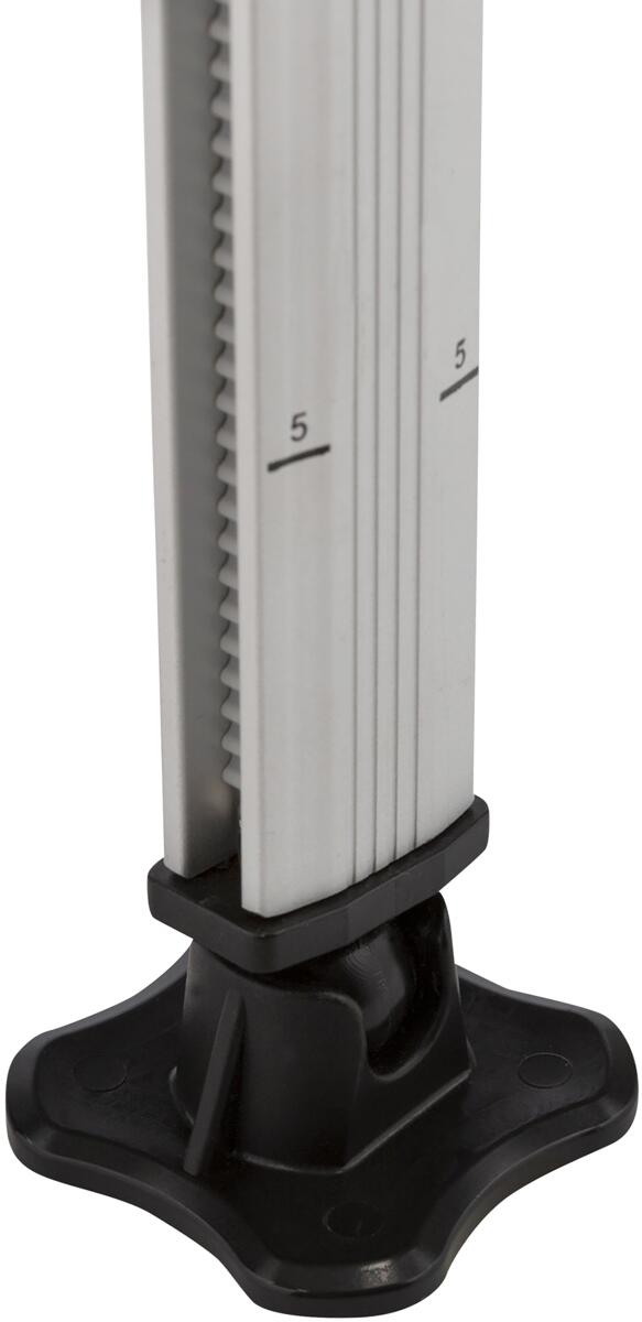 Campingbord ELÙ Duplit Greywood 110x75 cm fra siden