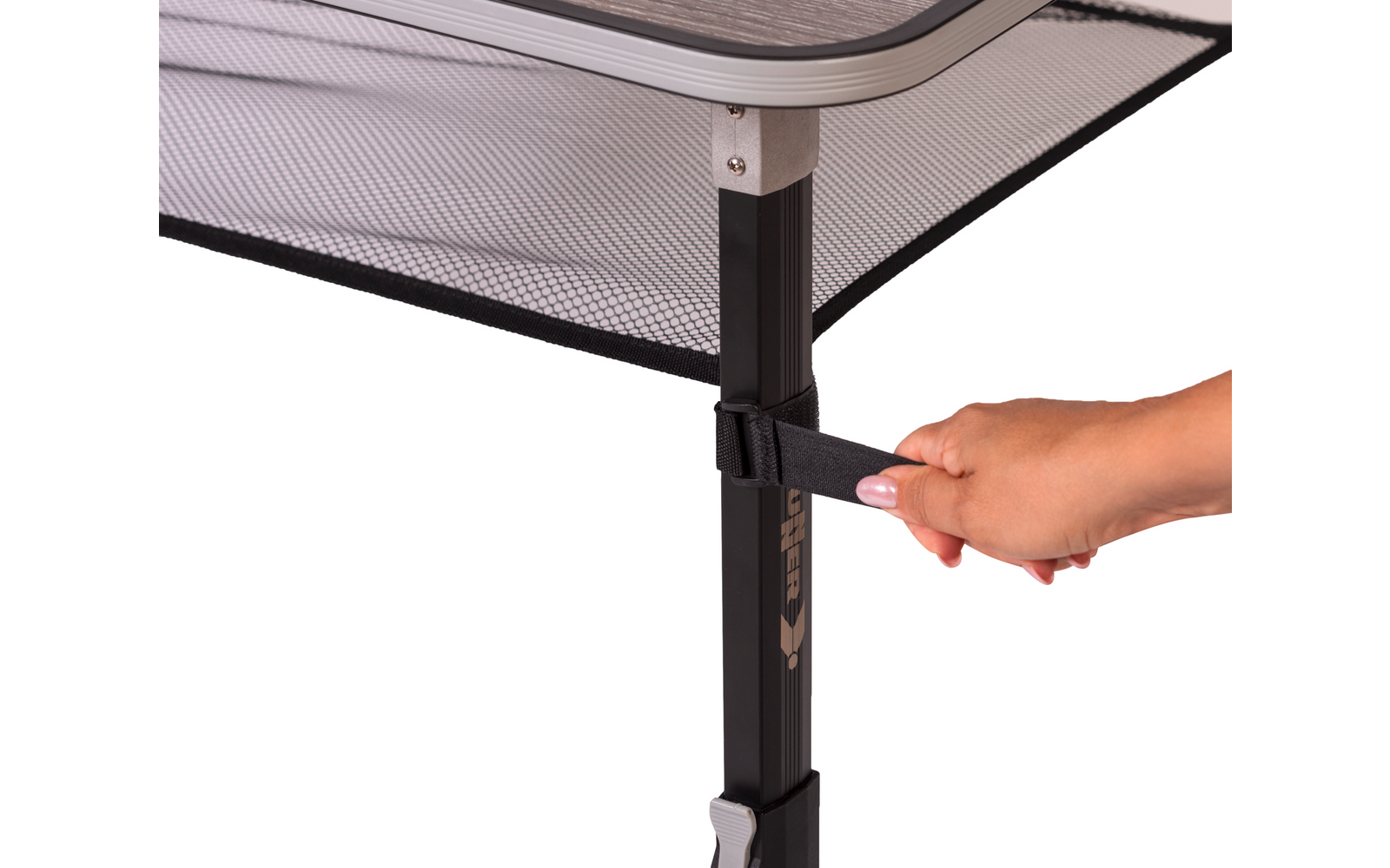 Campingbord Elù NG 1 sammenleggbart 120x80 cm detalj av bordplate