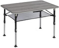 Campingbord ELÙ NG klappbart aluminium 100x68 cm forfra