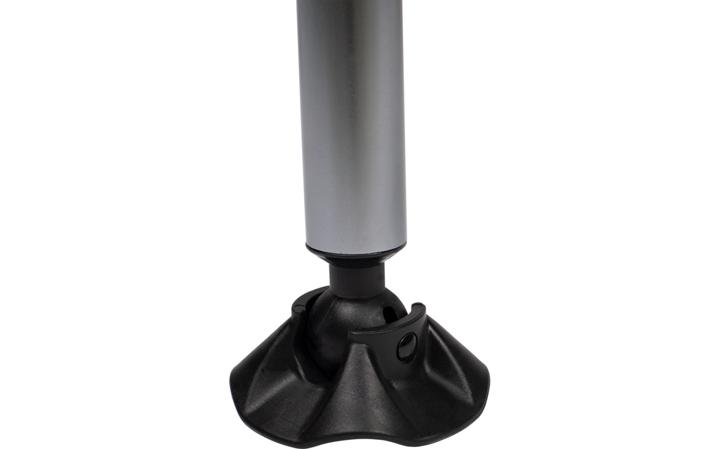 Campingbord Fassa 80x60 cm med justerbare ben bakside