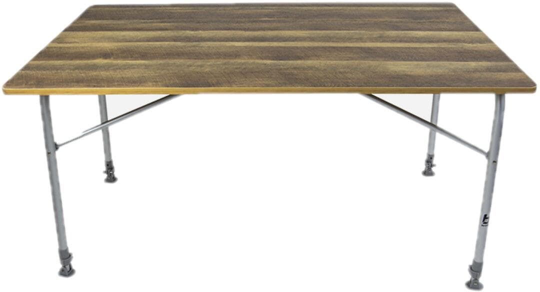 Campingbord Feather glassfiber vanntett høydejusterbart - Bo-Camp detalj av bordplate