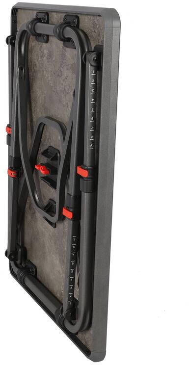 Campingbord Firenze klappbart aluminium 30 kg bakside