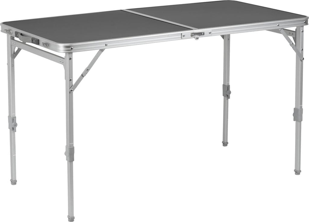 Campingbord Flatpack 4 sammenleggbart 120x60 cm aluminium - Brunner forfra